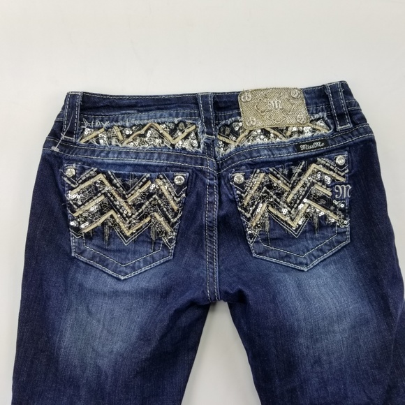 Miss Me Denim - Miss Me 27 Jeans Signature Boot Sequence 5017